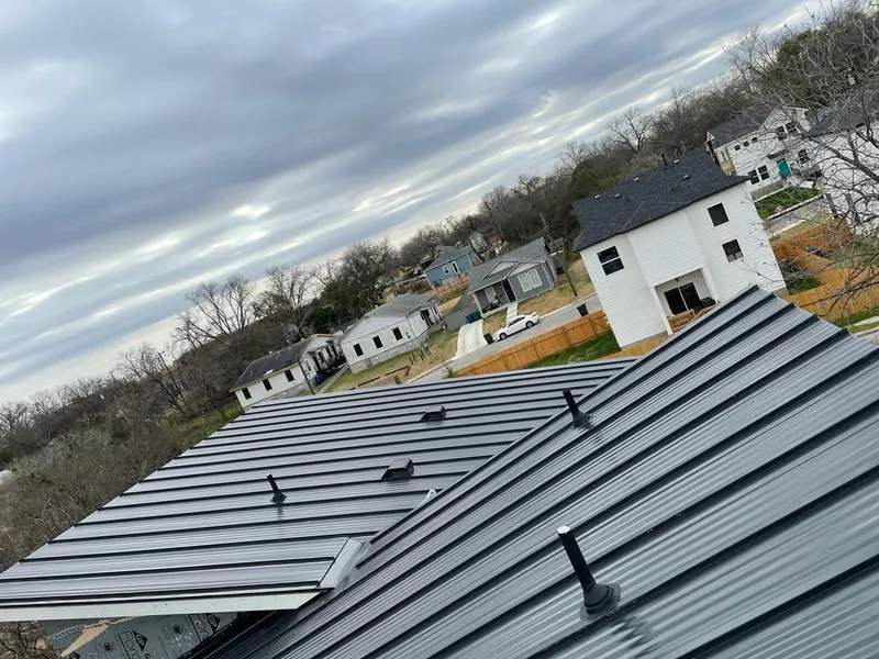 Standing seam metal roof panels with vents for Skylight Repair in Bloomingdale
